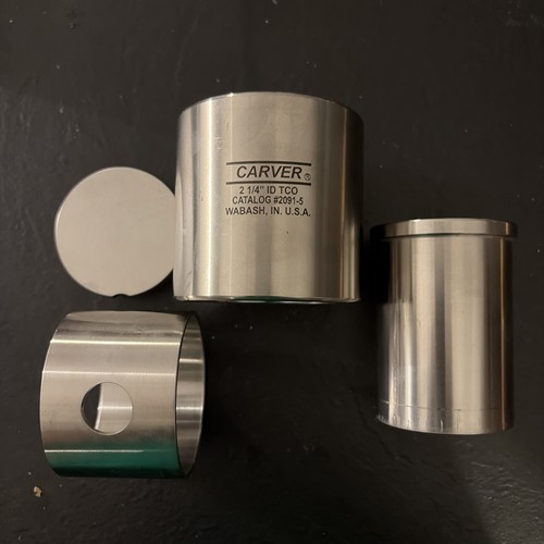 Carver 2091-5 Test cylinder outfit, 2.25" ID, 440 SS, 51 Tons Max - Model C
