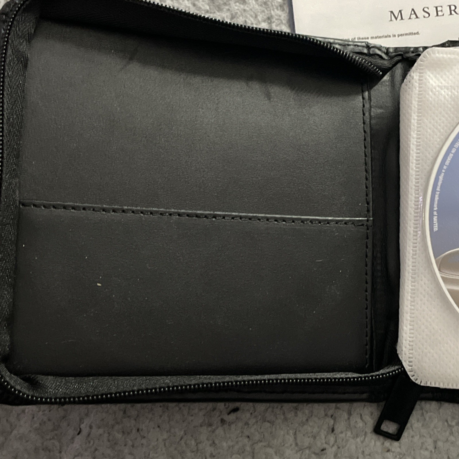 MASERATI GPS NAVIGATION DISCS CD OEM Maps  W/Case 1/07 Revision