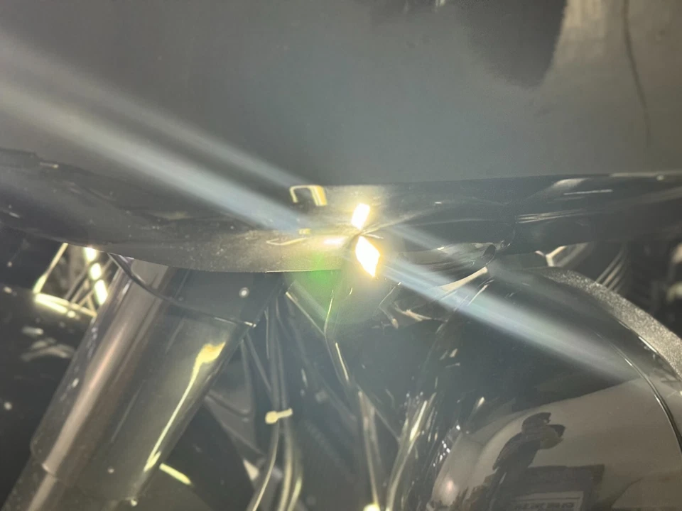 For Touring CVO Road Glide FLTRXSE 2018-2023 Front LED Light Turn Signals Black — 第 3/4 张图片