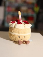 Jelly cat Birthday Cake Plush Strawberry Doll kids gift