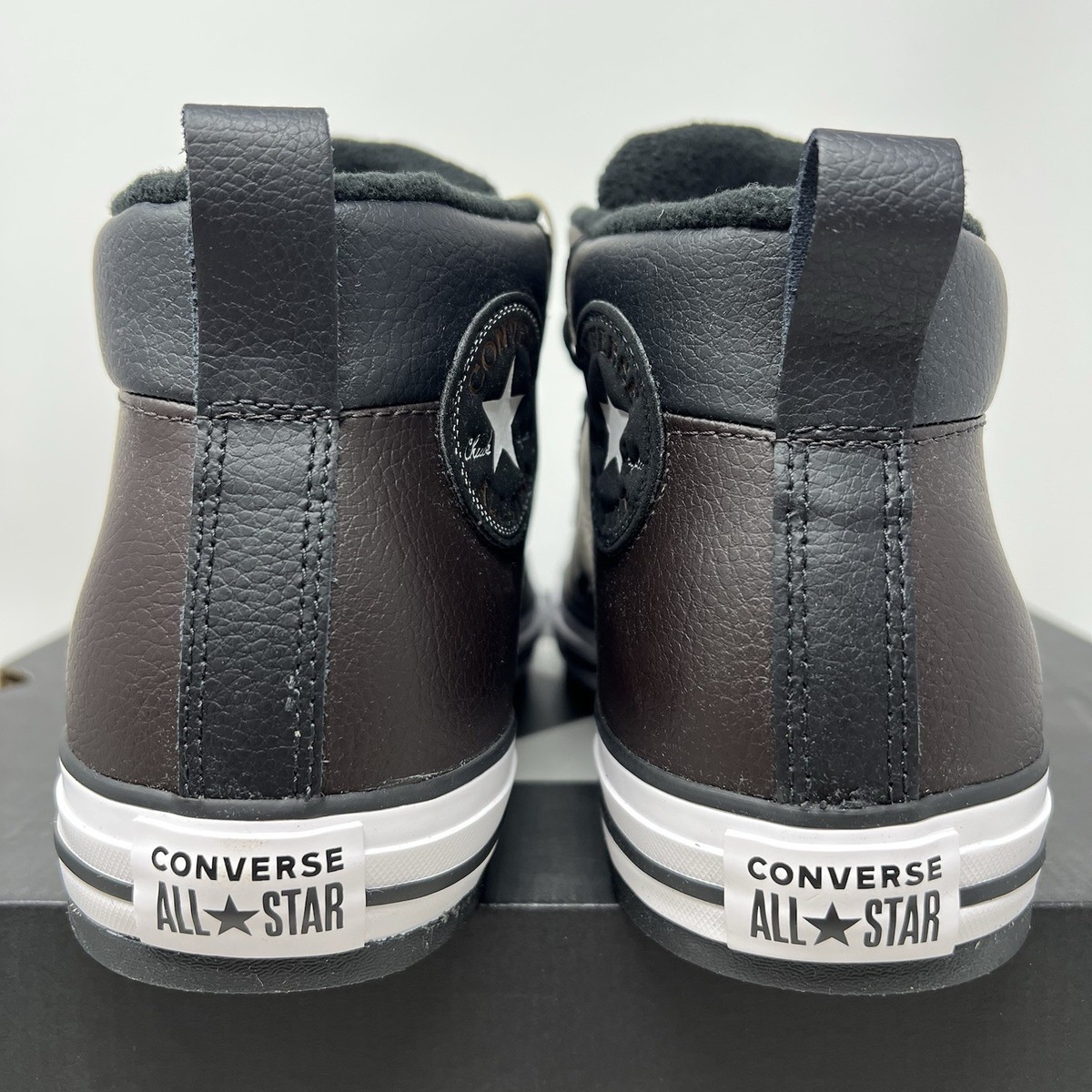 CONVERSE Men\'s Chuck Taylor All Star Street Lugged Sneaker Dark Brn Sz. 10, EUC Converse Chuck Taylor All Star Street Lugged Boot Leather  main image 2