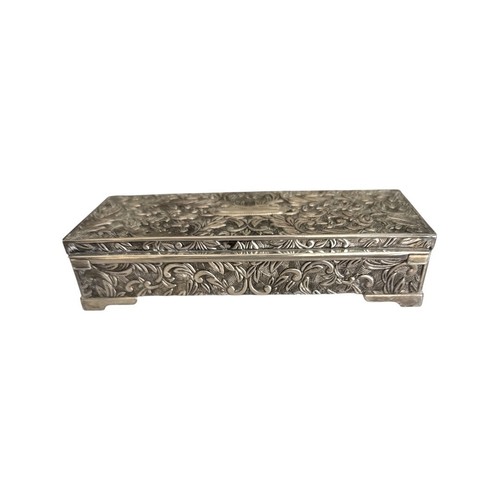 Vintage Godinger Silverplate Filigree Velvet Lined Jewelry Box - Picture 5 of 10