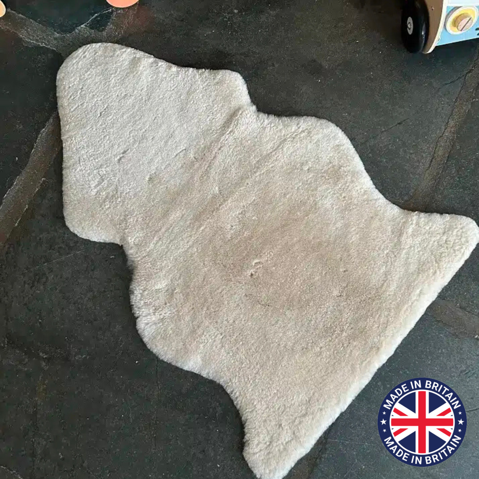 British Moorland Medical Sheepskin Rug Baby Buggy Bed Sore Preventative Beige