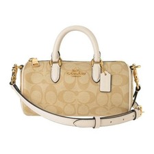 New COACH shoulder bag light khaki chalk