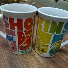 Moose Enterprise Shopkins Coffee Mugs Set of 2