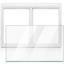 240364787 Refrigerator Crisper Drawer Cover Frame with 240350608 Crisper Glass