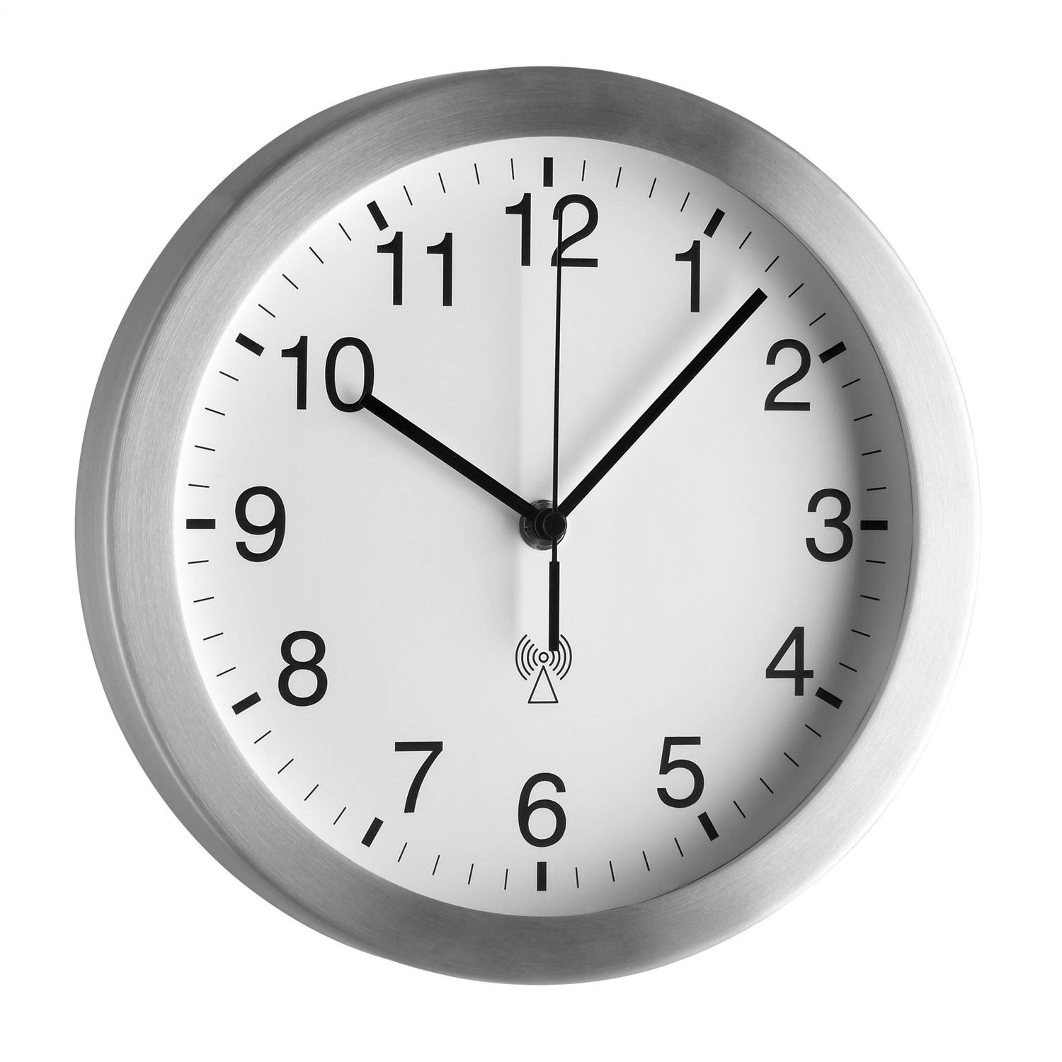 Horloge murale radio-pilotée design moderne pour cuisine et bureau à domicile