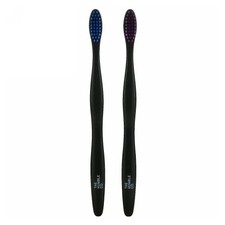 Plant Based Toothbrush Sensitive Blue Purple 2 Count By The Humble Co