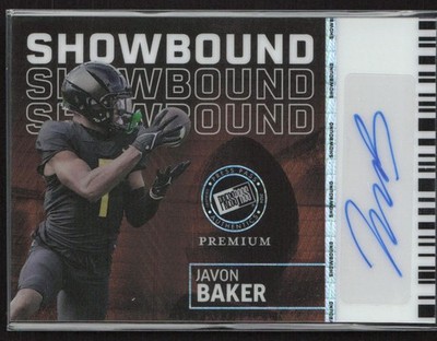 2024 Press Pass Premium #S-JB1 Javon Baker Showbound Bronze Prism #/25