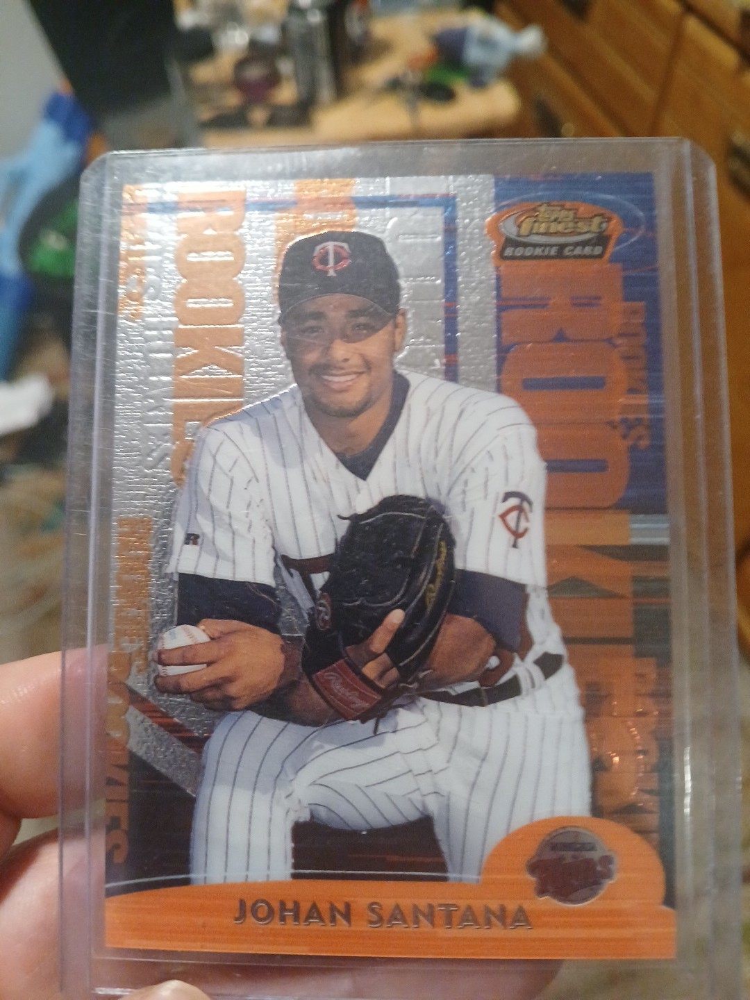 2000 Topps Finest  Rookies Johan Santana #262 /3000 (RC)