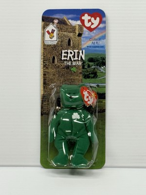 Ty Beanie Baby Erin McDonald's Collection Erin The Bear Rare Retired