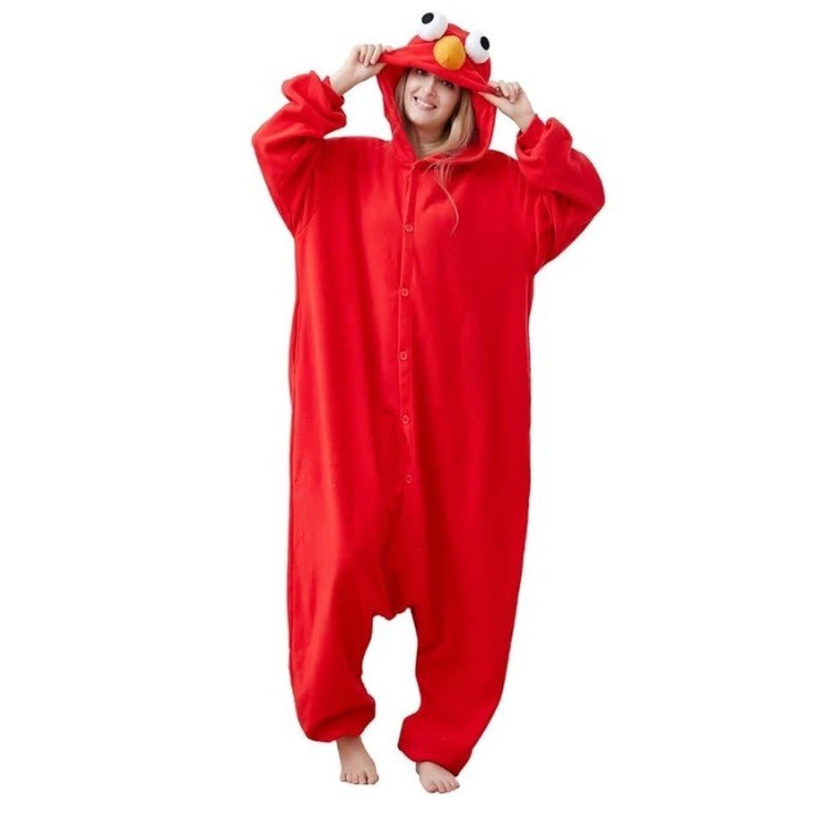 Sesame Street Mens Onesie Amazon Onesie Adult Adult Big Bird Union