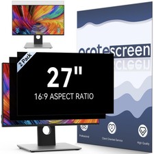 2 Pack Computer Privacy Screen 27 Inch for 16:9 Widescreen Monitor, Removab...
