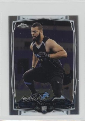 2014 Topps Chrome Mini Kyle Van Noy #205 Rookie RC 0f4