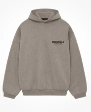 Fear of God Essentials Fleece Hoodie II 'Heather Grey' | Size L