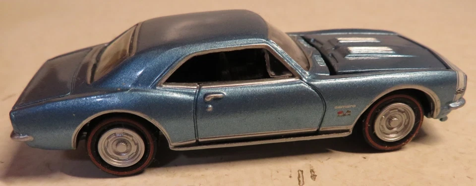 1967 CHEVROLET CHEVY CAMARO SS ОГРАНИЧЕННОГО ТИРАЖА 1/64 МАСШТАБ КОЛЛЕКЦИОННЫЙ СИНИЙ RR - Изображение 3 из 4