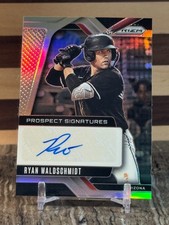Ryan Waldschmidt 2025 Panini Prizm  Prospect Signatures Silver Auto Arizona RC