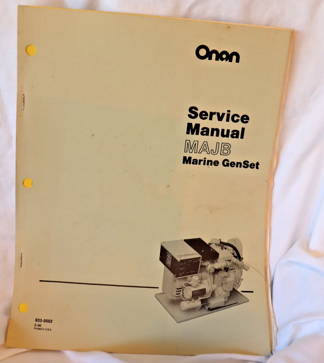 マリン ページ 933-0502 Cummins Onan Service Manual MAJB Marine Genset Generator