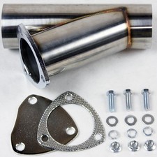 Manual Exhaust Cutouts - Stainless Steel - Weld In 306525
