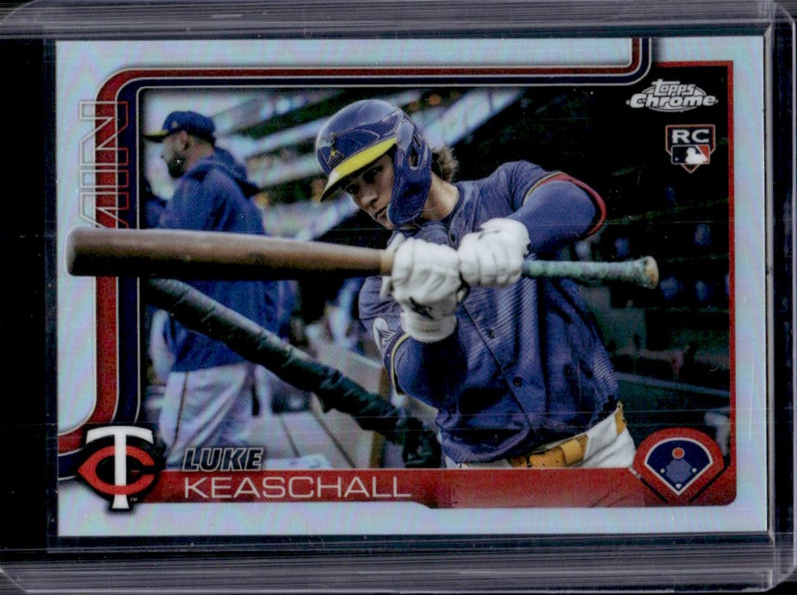 2025 Topps Chrome Update Luke Keaschall Image Variation RC SSP #USC106 Twins