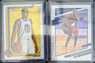 Draymond Green Golden State Warriors 2 Karten Lot Topps Chrome Prizm #16 #29