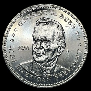 1988-A George H.W. Bush Double Eagle Presidential Commemorative Token Medal