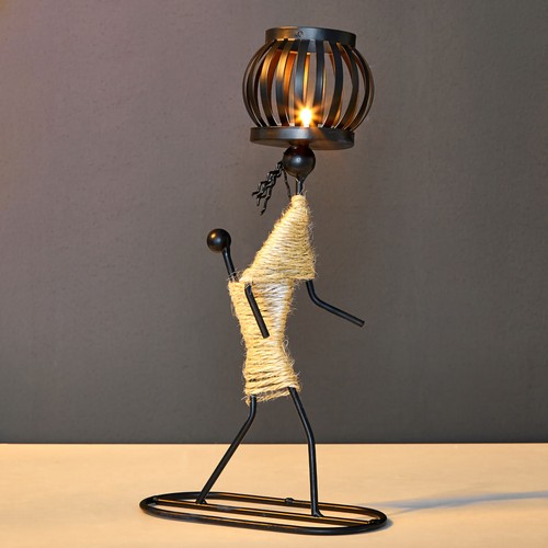 Candle Holder Wrought Iron