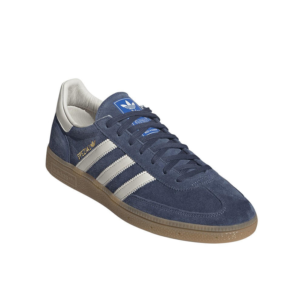 adidas Handball Spezial Made In Germany Lace Up Mens Blue Sneakers