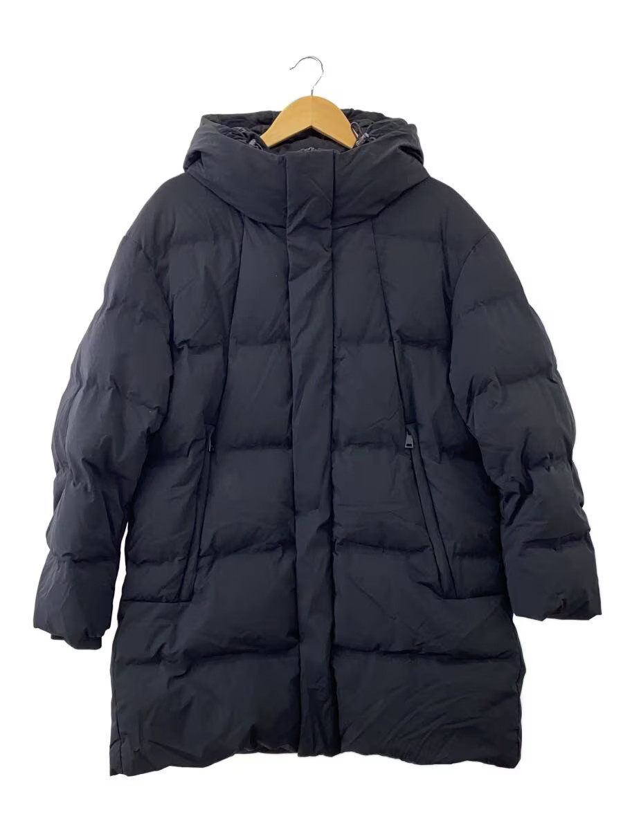 GLOBAL WORK Down Jacket, Large, Nylon, Black, Sol… - image 1