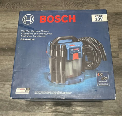 #ad BOSCH GAS18V 3N 18V 1.6 Gallon Wet Dry Shop Vacuum w HEPA Filter NEW IN BOX $129.99