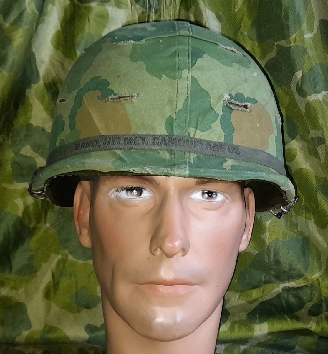 Écusson Scratch US Army Vietnam, Dimensions 7x5 Cm, Neuf, Pour Casque Militaire