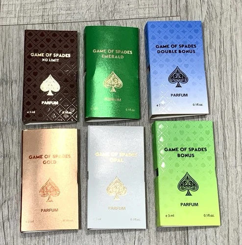 6X Jo Milano Game Of Spades Perfume Opal Emerald Gold Double Bonus No Limit