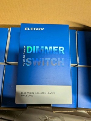 10 ELEGRP Digital Dimmer Light Switch for 300W Dimmable LED/CFL Lights /600W Inc