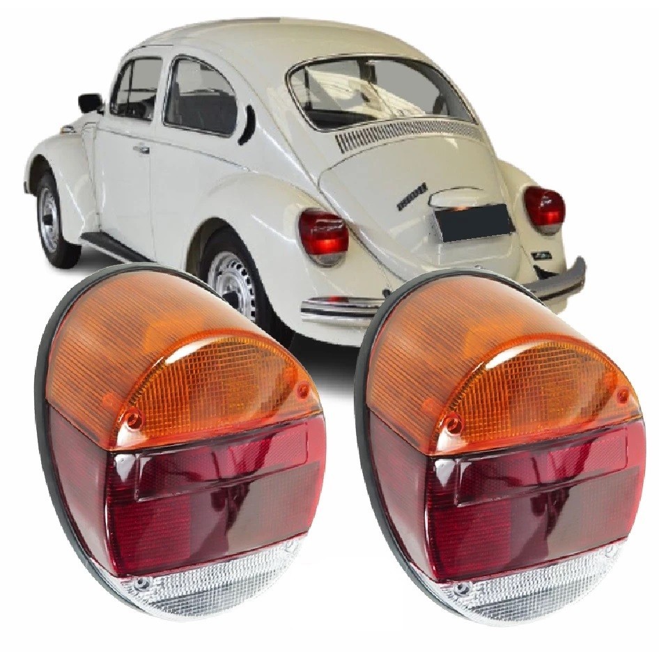 Pair of Volkswagen VW Tail Light Assembly Bug and Super Beetle Type 1 1973-1979