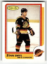 1986-87 O-Pee-Chee Stan Smyl #50 Vancouver Canucks HIGH GRADE BEAUTY!