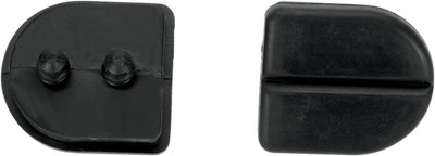 Kuryakyn 8080 Pair ISO Replacement Rubber Stirrup Heel Rest Pads for Harley