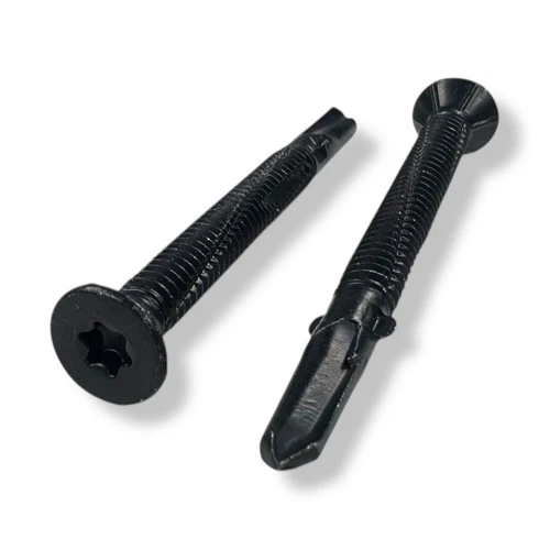 1/4-20 x 2-3/4” Black Wood-to-Metal Screws - Trailer Deck Screws (100 Pack)