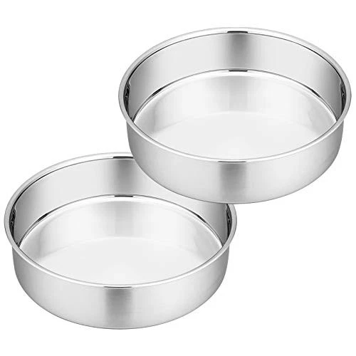 Homikit Cake Tin Set of 2, 8inch Round Cake Tins Stainless Steel for Baking
Opens in a new window or