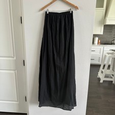 By Anthropologie Strapless Gauze Maxi Dress