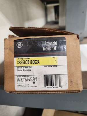 NEW GENERAL ELECTRIC CR9500B100C2A SOLENOID 115V 60HZ