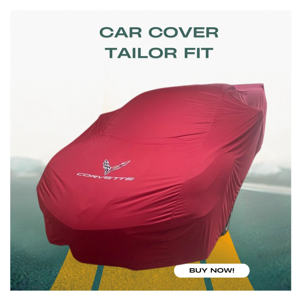 Funda de coche para Corvette - uso en interiores - cubierta elástica suave C5 C6 C7 C8 ajuste personalizado Foto 4 de 4