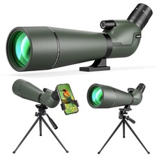 Spotting Scope 25-75x85 with Adapter, Tripod  Carrying Bag -Fully Multi-Coat...