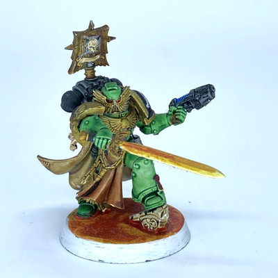 Space Marines Captain - Salamanders - Warhammer 40k Games Workshop X5024