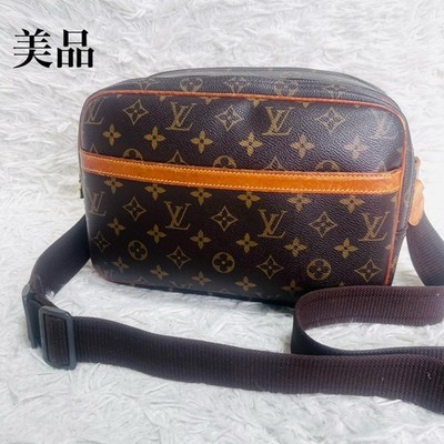 Louis Vuitton Reporter PM Monogram Shoulder Bag 2-Layer Used