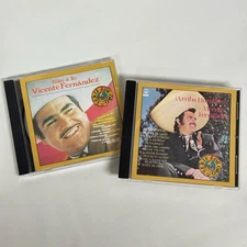 Vicente Fernandez CD Lot Arriba Huentitlan & Palabra de Rey 1991 CBS Rancheras