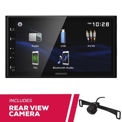Kenwood DMX129BT 6.8'' Digital Multimedia w/ License Plate Backup Camera