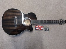 Tanglewood Winterleaf TW4CEBS Black Shadow Super Folk Electro Acoustic Guitar