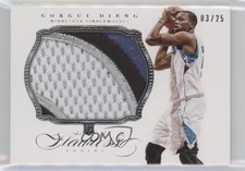 2013-14 Panini Flawless Rookie Patch 3/25 Gorgui Dieng #12 Patch 3d3