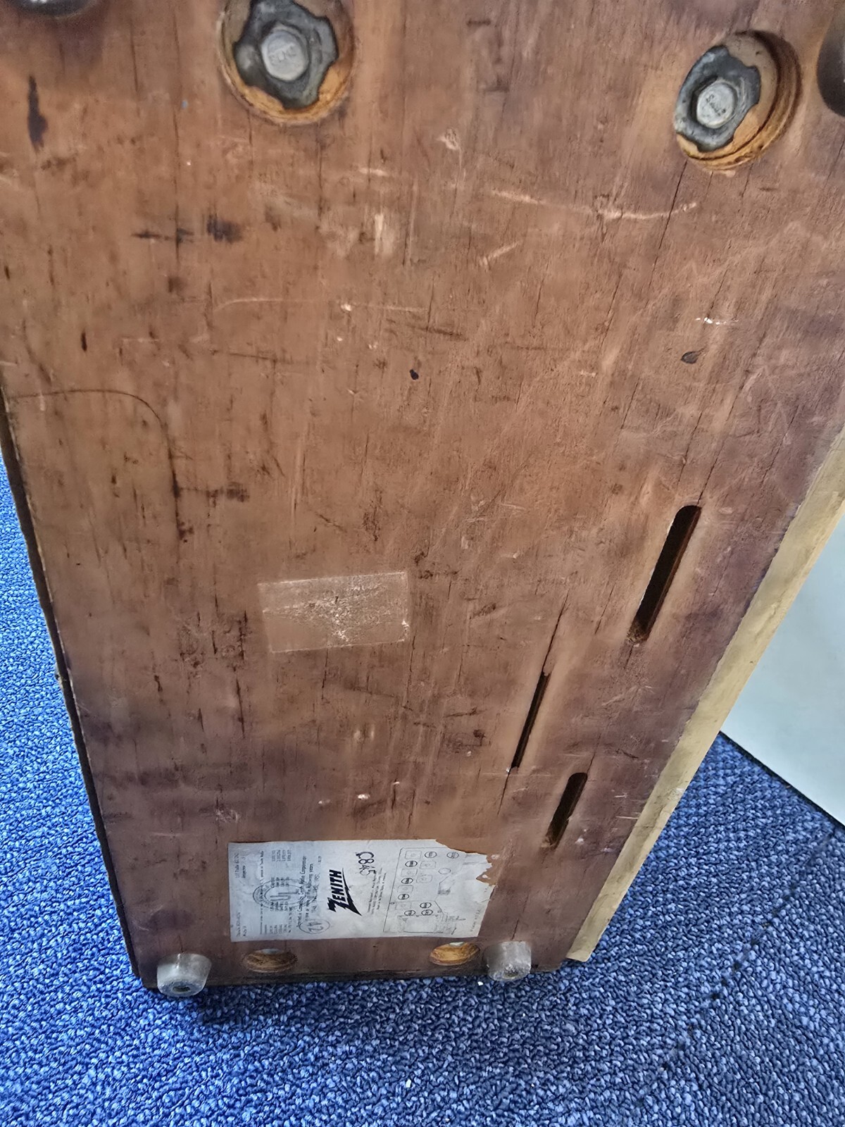 Zenith Tube Radio C845 AM FM High Fidelity | Phono Input | FOR PARTS NEEDS WORK