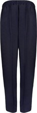 Ladies Elasticated Pocket Trousers Womens Pants